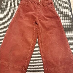 Zara Terracotta Corduroy Pants